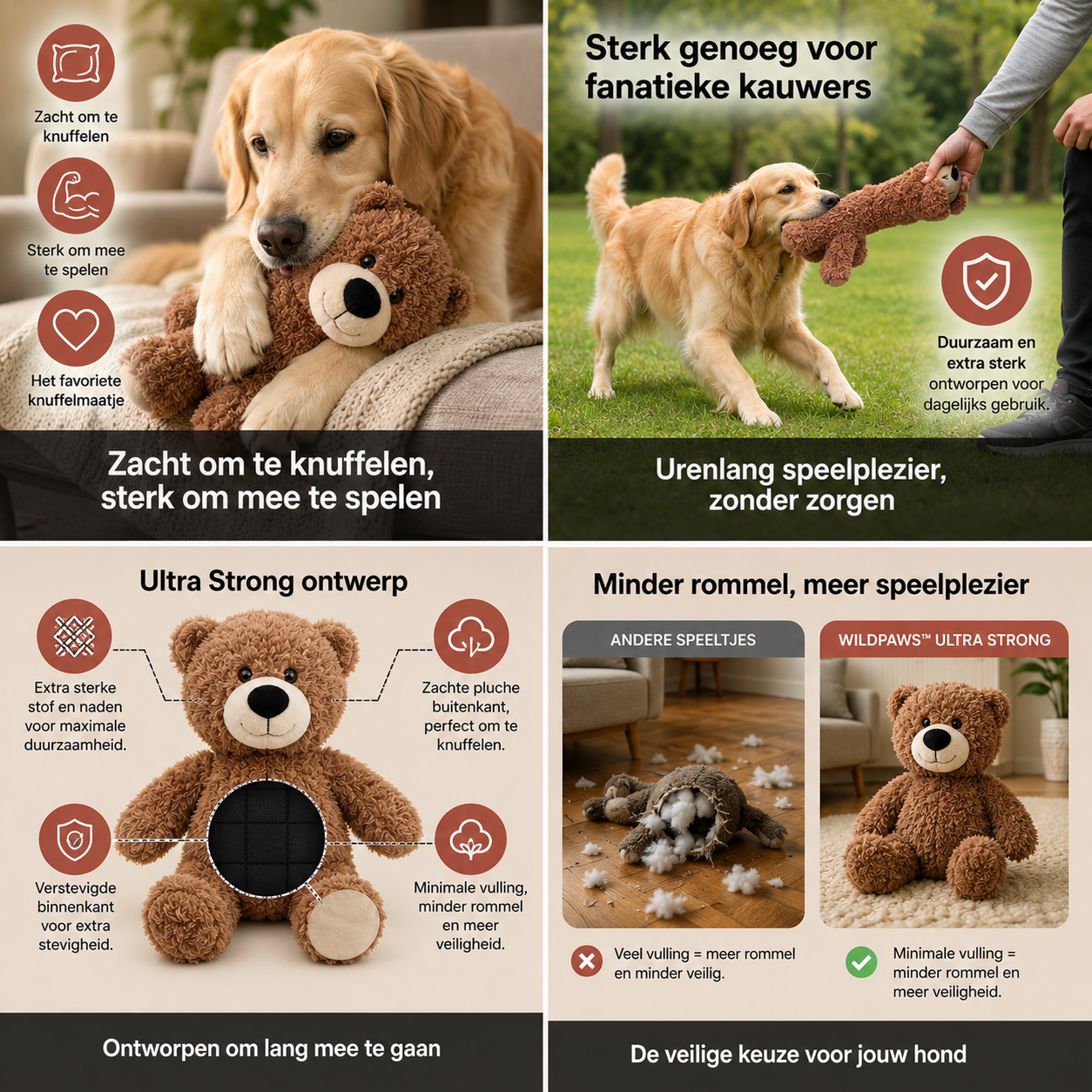 WildPaws pieper activeert jachtinstinct hond