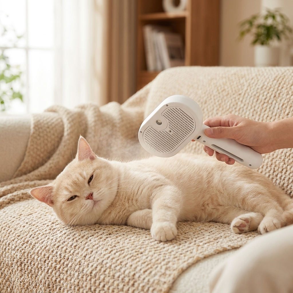 SteamPro | Professionele Vachtverzorgings Borstel voor Huisdieren