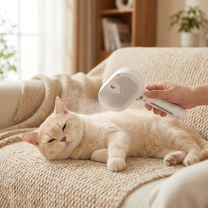 SteamPro | Professionele Vachtverzorgings Borstel voor Huisdieren