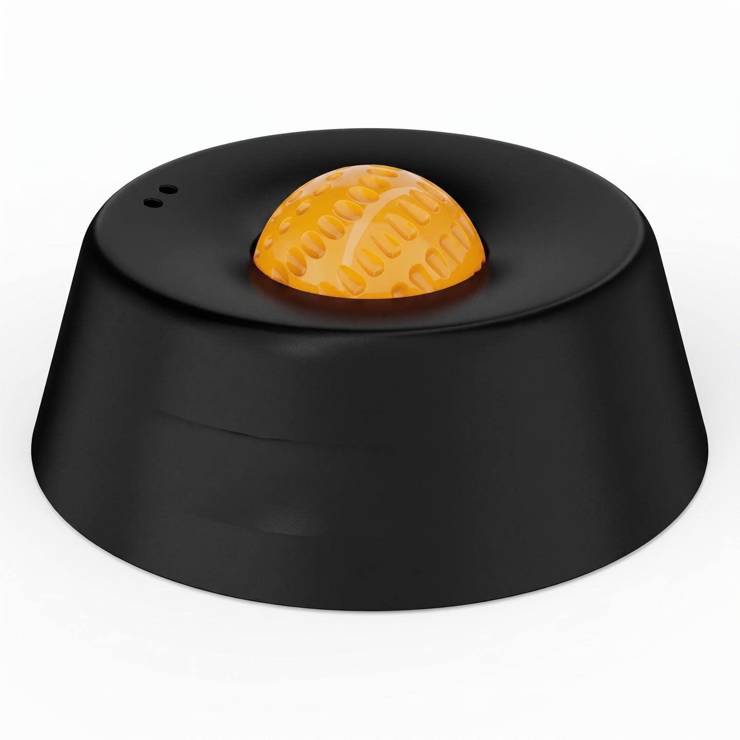 SlowLick zwart met oranje bal