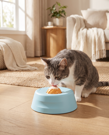 Kat likt aan SlowLick