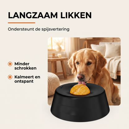 SlowLick langzaam likken ondersteunt spijsvertering