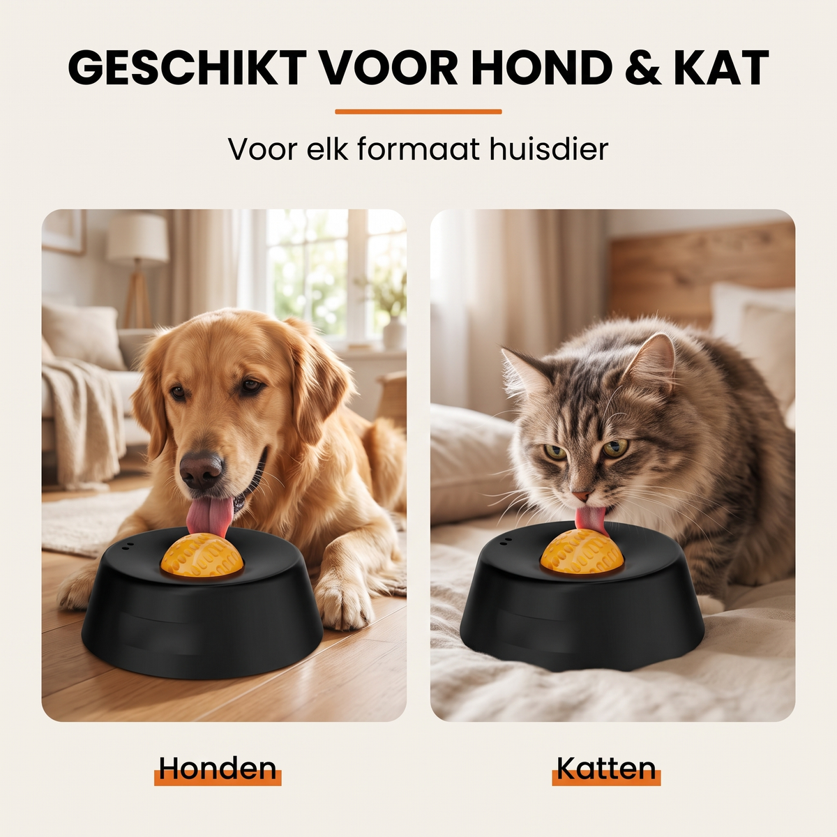 SlowLick geschikt voor hond en kat