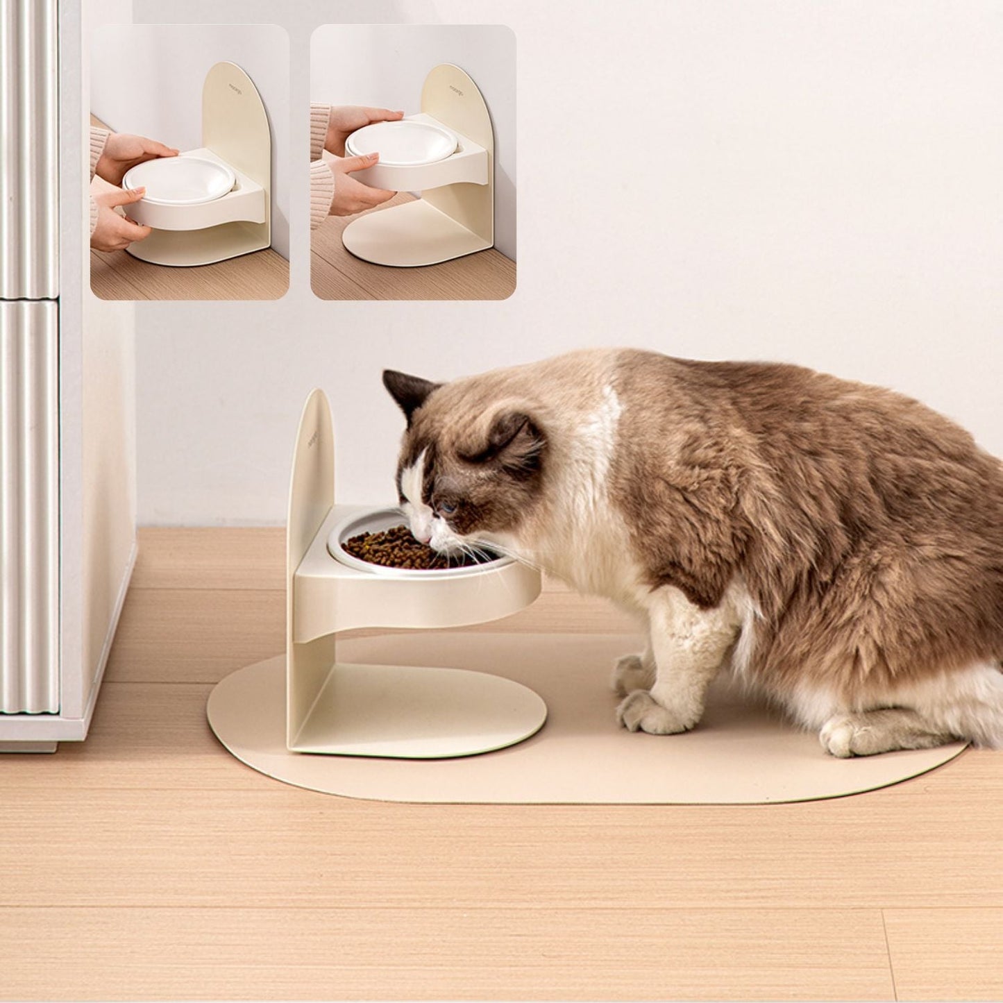 Kattenkom Keramiek Verhoogd | Nekbescherming & Stevig Ontwerp