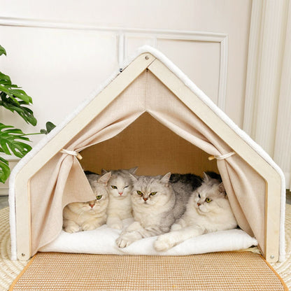 XL Kattenvilla met Krabdak