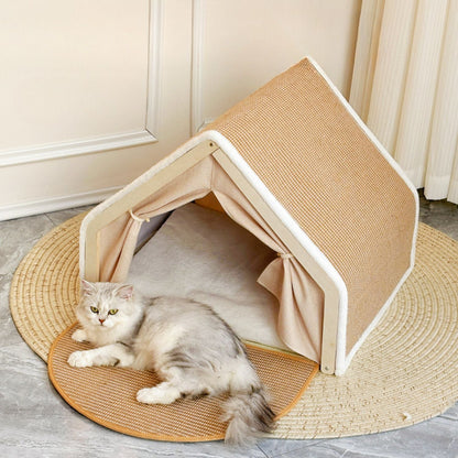 XL Kattenvilla met Krabdak